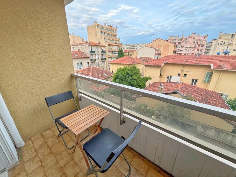 Appartement 2P Terrasse - Clim Nice Bagian luar foto