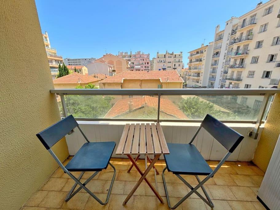 Appartement 2P Terrasse - Clim Nice Bagian luar foto
